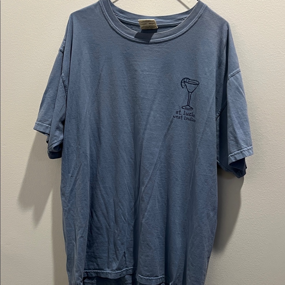 Blue Graphic T-Shirt from St Lucia